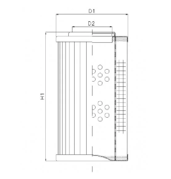 Filtrec - R272C10 - Hydraulikfilterelement (Rücklauffilter)