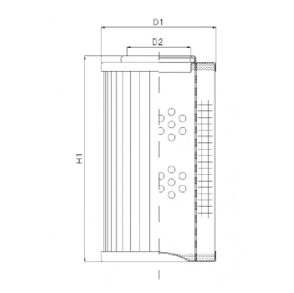 Filtrec - R273C10 - Hydraulikfilterelement (Rücklauffilter)