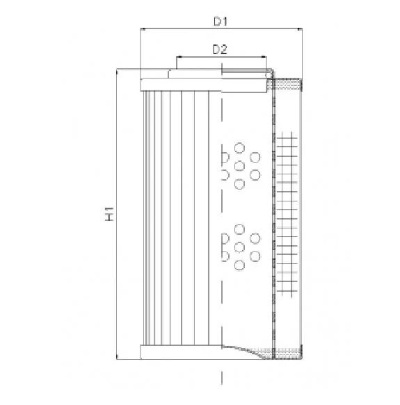 Filtrec - R273C25 - Hydraulikfilterelement (Rücklauffilter)