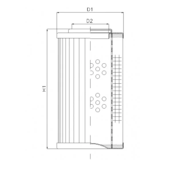 Filtrec - R282C10 - Hydraulikfilterelement (Rücklauffilter)