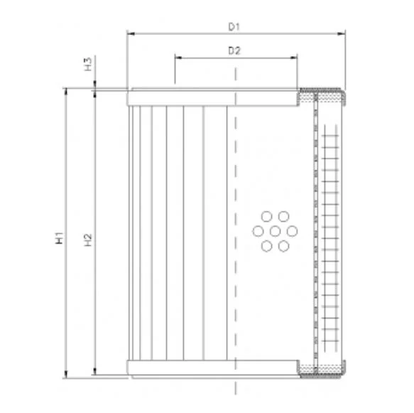 Filtrec - R321G06 - Hydraulikfilterelement (Rücklauffilter)
