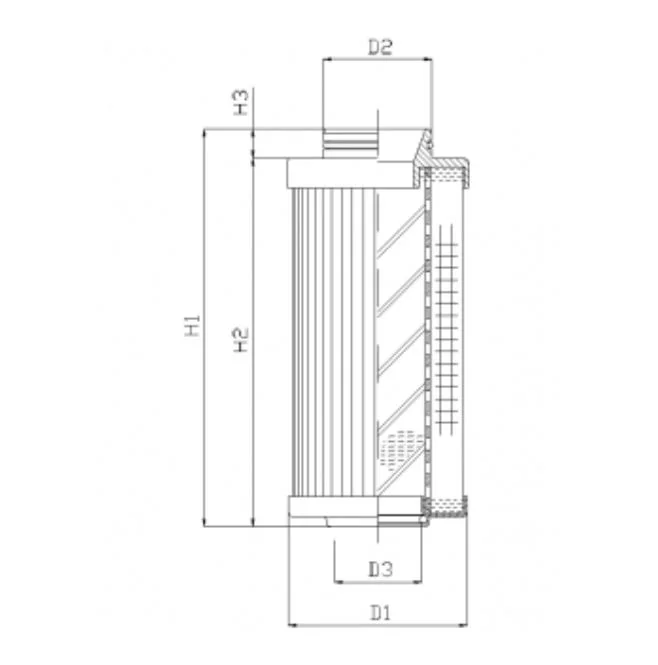 Filtrec - R531G25V - Hydraulikfilterelement (Rücklauffilter)