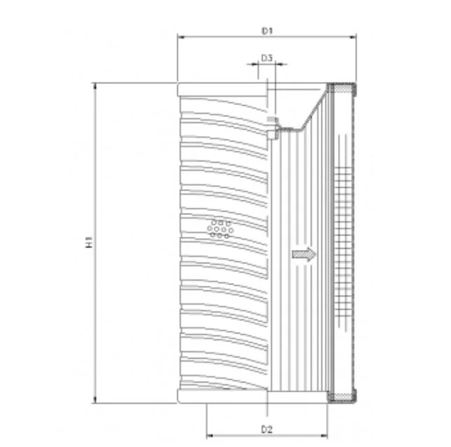 Filtrec - R730T60 - Hydraulikfilterelement (Rücklauffilter)