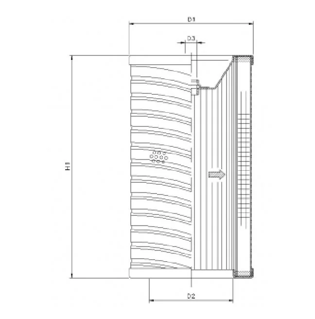 Filtrec - R737T120 - Hydraulikfilterelement (Rücklauffilter)