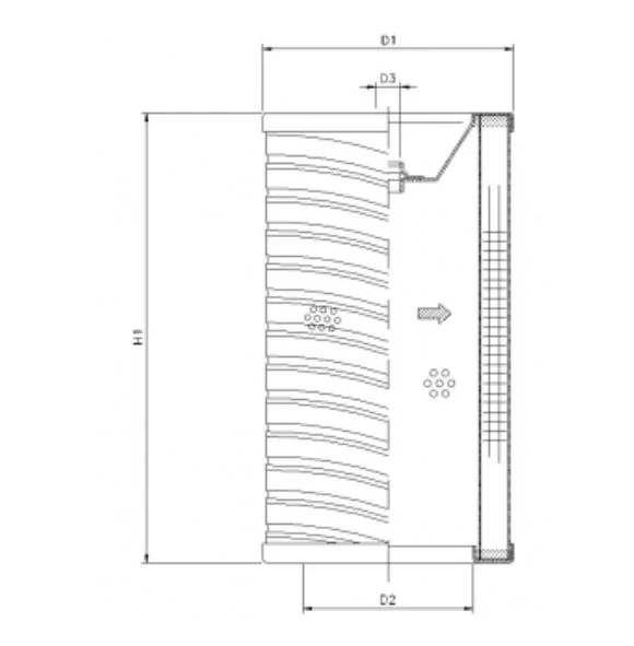 Filtrec - R752C10 - Hydraulikfilterelement (Rücklauffilter)