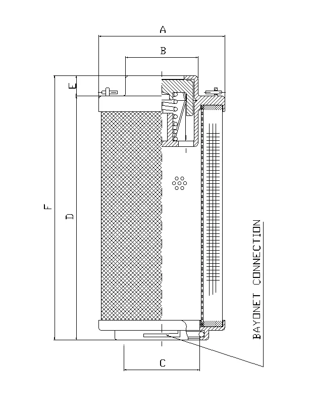 Filtrec - RHR1300G20V - Hydraulikfilterelement (Rücklauffilter)