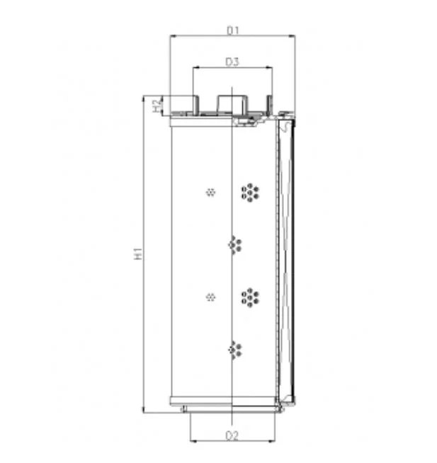 Filtrec - RHR150G15B3/AB1 - Hydraulikfilterelement (Rücklauffilter)