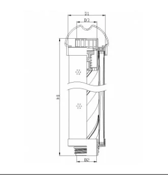Filtrec - RHR185G10V3/016 - Hydraulikfilterelement (Rücklauffilter)