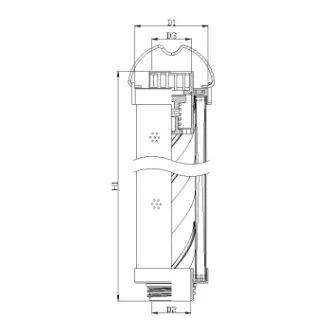 Filtrec - RHR195G10V3/016 - Hydraulikfilterelement (Rücklauffilter)