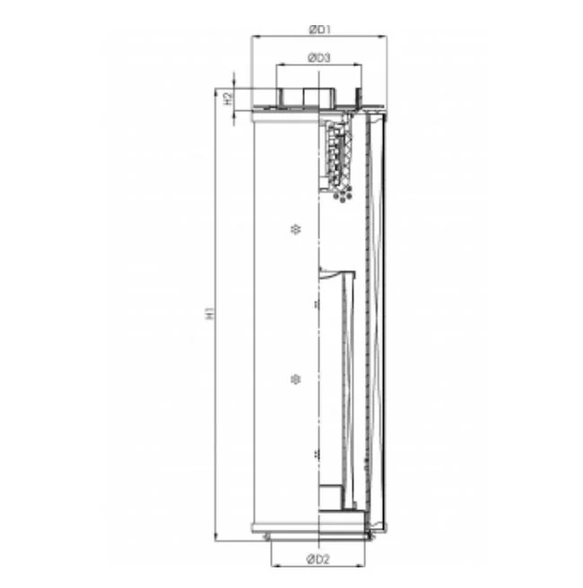 Filtrec - RHR2200G10B4/005 - Hydraulikfilterelement (Rücklauffilter)