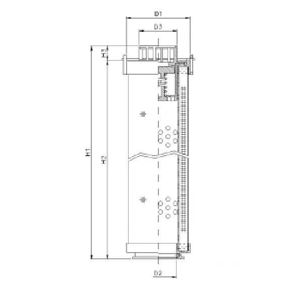 Filtrec - RHR75G20B3/AB1 - Hydraulikfilterelement (Rücklauffilter)