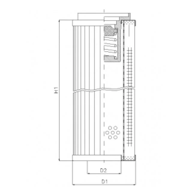 Filtrec - RLR425B40V - Hydraulikfilterelement (Rücklauffilter)