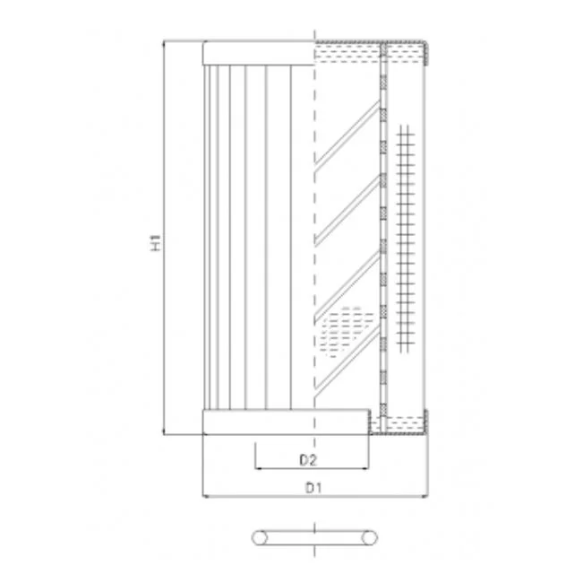 Filtrec - RLR425E03B/5 - Hydraulikfilterelement (Rücklauffilter)