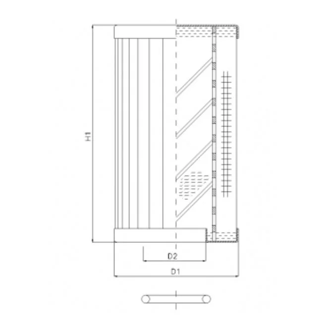 Filtrec - RLR950D20B/5 - Hydraulikfilterelement (Rücklauffilter)