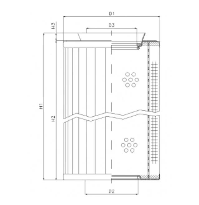 Filtrec - RMR436E03B - Hydraulikfilterelement (Rücklauffilter)