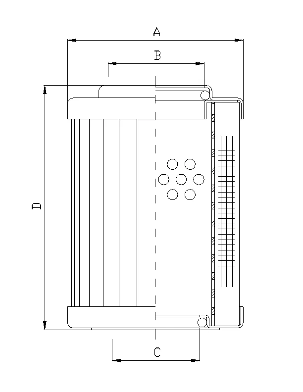 Filtrec - RMR690L20B - Hydraulikfilterelement (Rücklauffilter)