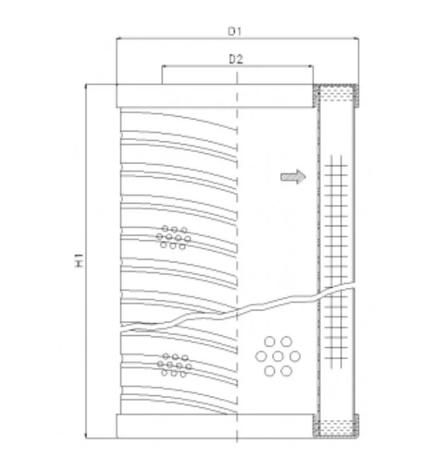 Filtrec - RVR06E20B - Hydraulikfilterelement (Rücklauffilter)