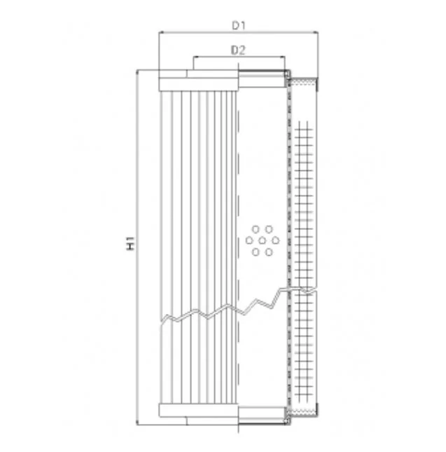 Filtrec - RVR10015K05B - Hydraulikfilterelement (Rücklauffilter)