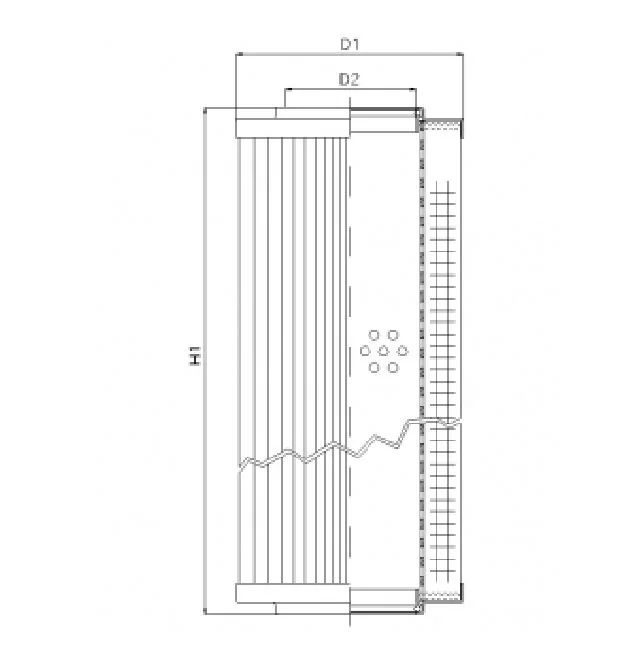 Filtrec - RVR10095E10V - Hydraulikfilterelement (Rücklauffilter)