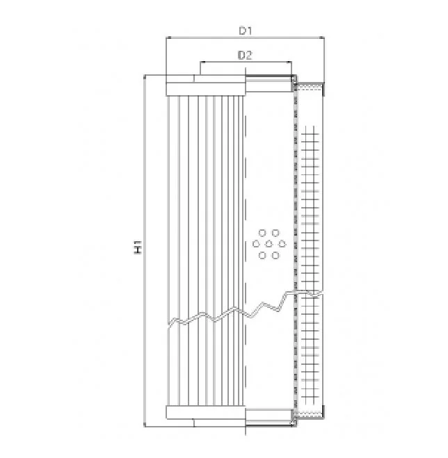 Filtrec - RVR11801E05V - Hydraulikfilterelement (Rücklauffilter)