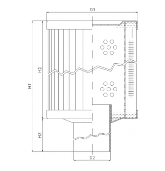 Filtrec - RVR125K10B - Hydraulikfilterelement (Rücklauffilter)