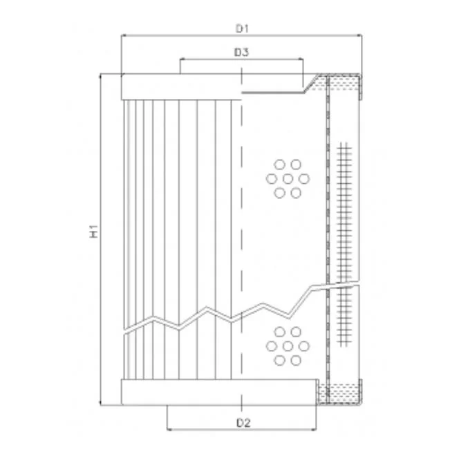 Filtrec - RVR132E05B - Hydraulikfilterelement (Rücklauffilter)