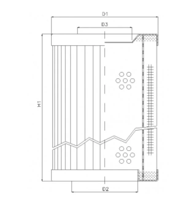 Filtrec - RVR190A10B - Hydraulikfilterelement (Rücklauffilter)