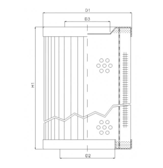 Filtrec - RVR190E03B - Hydraulikfilterelement (Rücklauffilter)