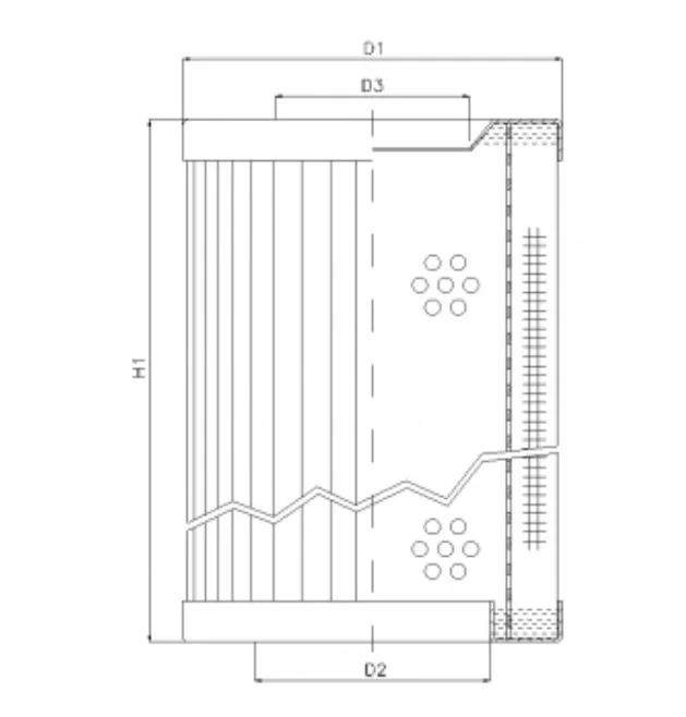 Filtrec - RVR190E05B - Hydraulikfilterelement (Rücklauffilter)
