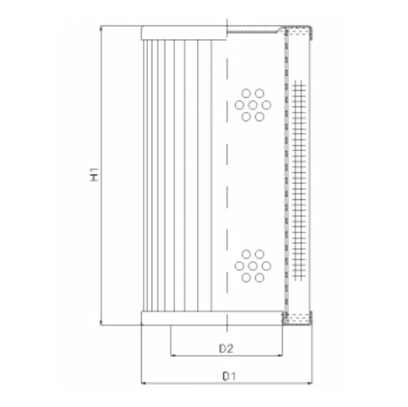 Filtrec - RVR190E20B/2 - Hydraulikfilterelement (Rücklauffilter)