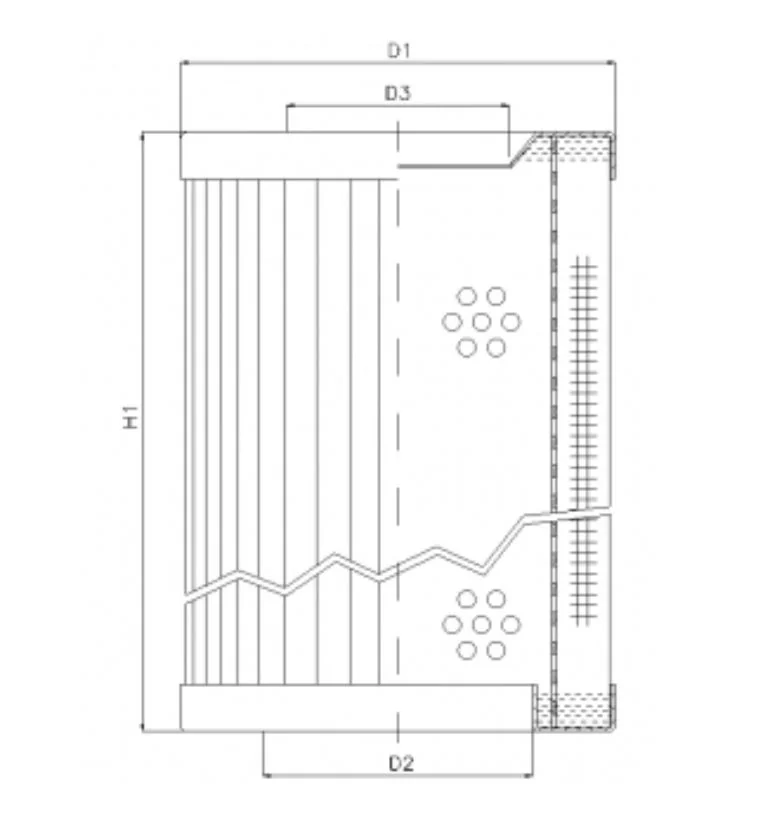 Filtrec - RVR190E20B - Hydraulikfilterelement (Rücklauffilter)
