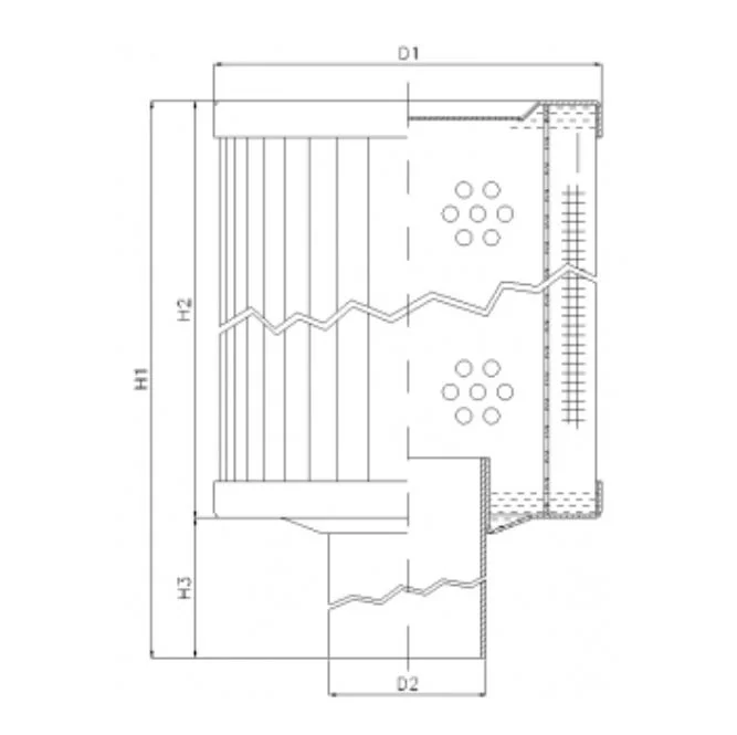 Filtrec - RVR30E03B - Hydraulikfilterelement (Rücklauffilter)