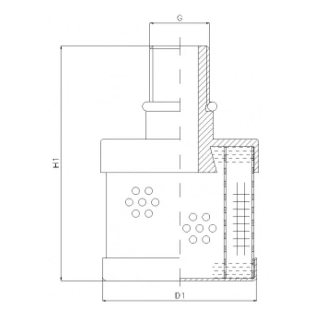 Filtrec - RVR420E03B - Hydraulikfilterelement (Rücklauffilter)