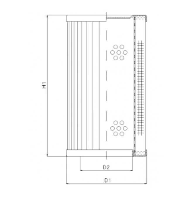 Filtrec - RVR660E05B - Hydraulikfilterelement (Rücklauffilter)