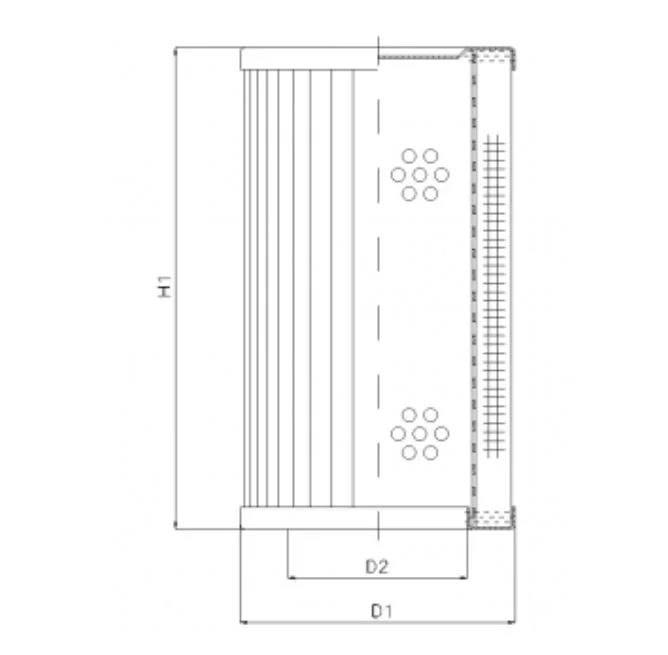 Filtrec - RVR750E03B - Hydraulikfilterelement (Rücklauffilter)