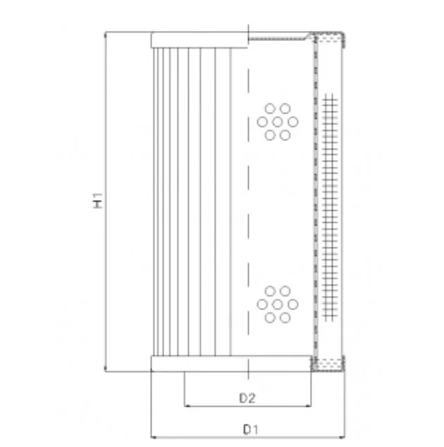 Filtrec - RVR750E05B - Hydraulikfilterelement (Rücklauffilter)