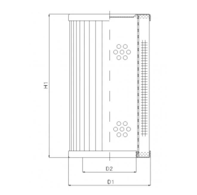 Filtrec - RVR750K05B - Hydraulikfilterelement (Rücklauffilter)