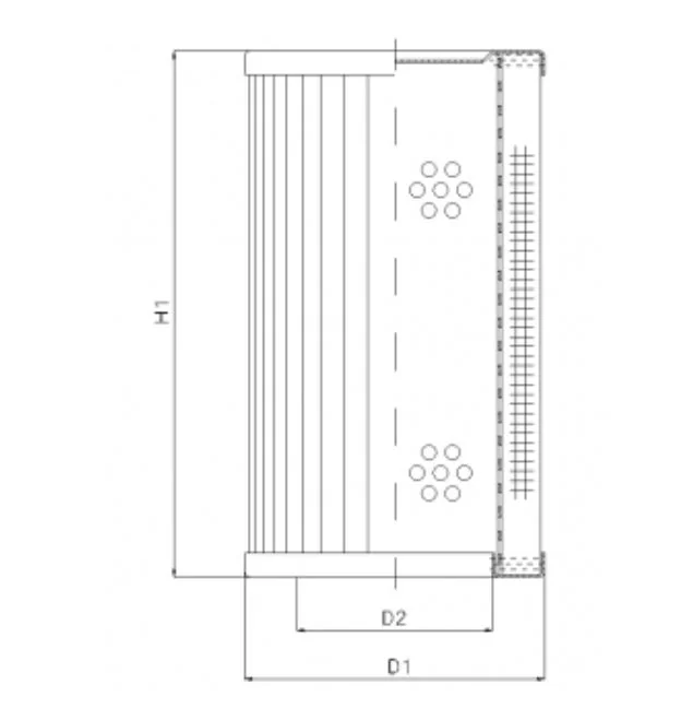 Filtrec - RVR750K10B - Hydraulikfilterelement (Rücklauffilter)