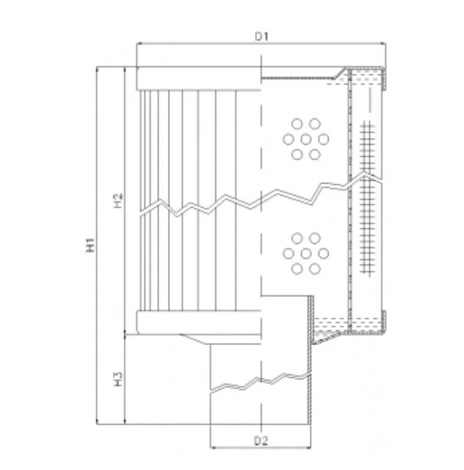 Filtrec - RVR85E10B - Hydraulikfilterelement (Rücklauffilter)
