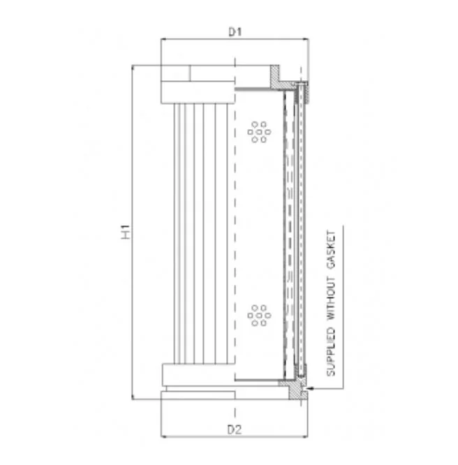 Filtrec - S410T40 - Hydraulikfilterelement (Saugfilter)