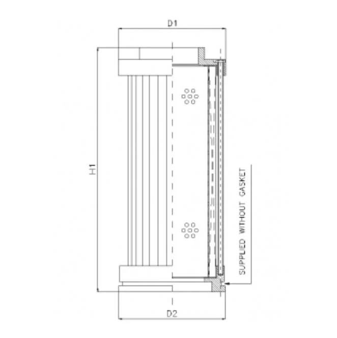 Filtrec - S410T600 - Hydraulikfilterelement (Saugfilter)