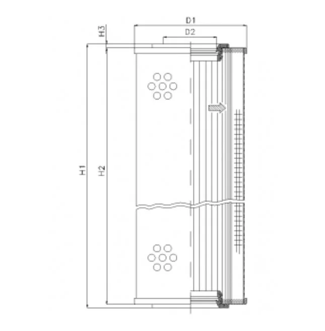 Filtrec - S4110G10V - Hydraulikfilterelement (Saugfilter)