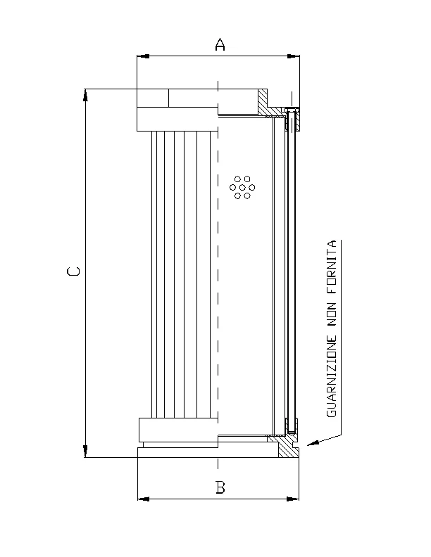 Filtrec - S420T40 - Hydraulikfilterelement (Saugfilter)