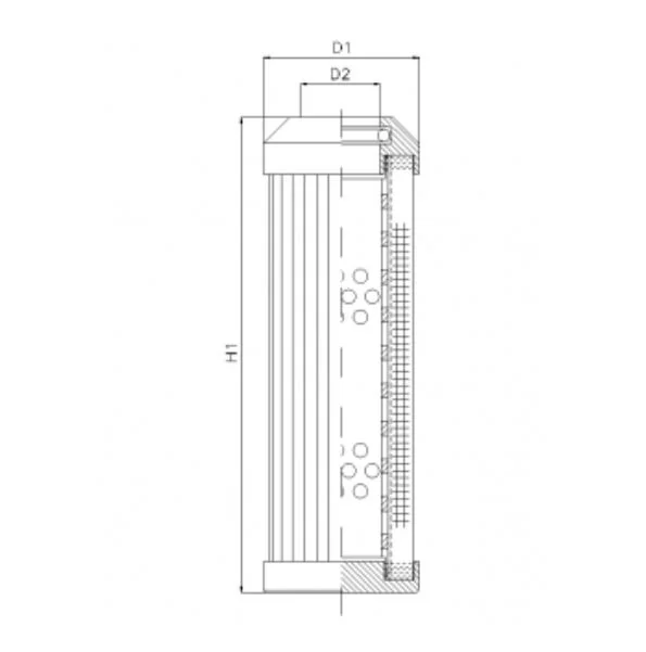 Filtrec - WG1071 - Hydraulikfilterelement
