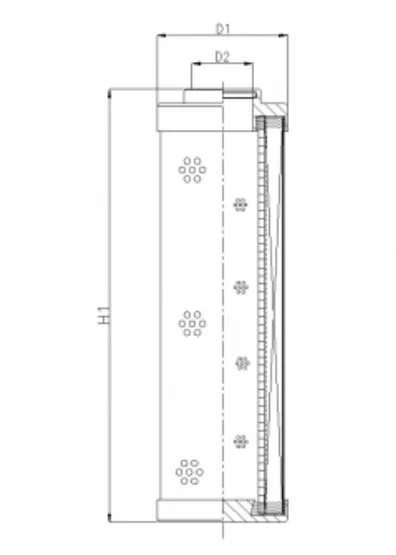 Filtrec - WG1080 - Hydraulikfilterelement