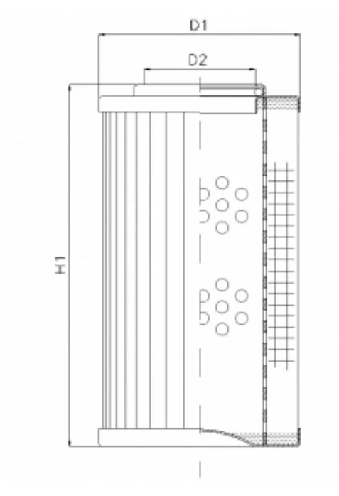 Filtrec - WG831-25µm - Hydraulikfilterelement