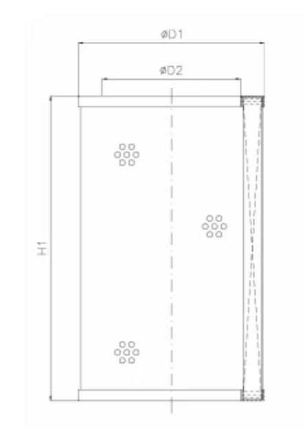 Filtrec - WP612 - Hydraulikfilterelement