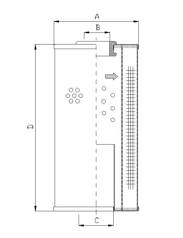 Filtrec - WP681 - Hydraulikfilterelement