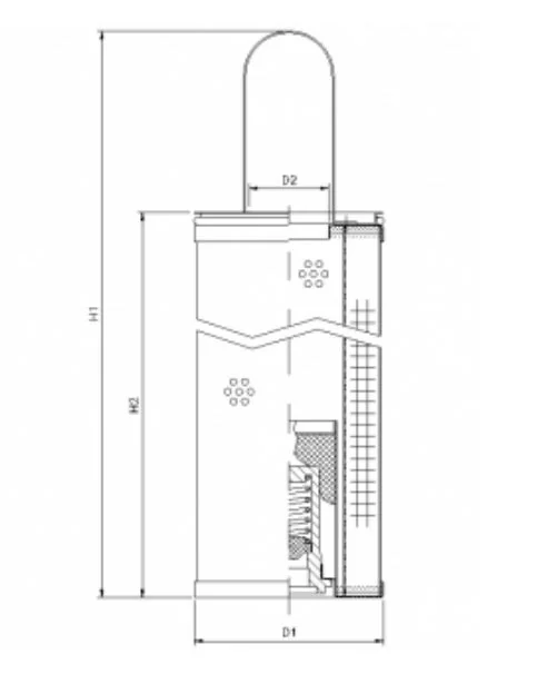 Filtrec - WP734 - Hydraulikfilterelement
