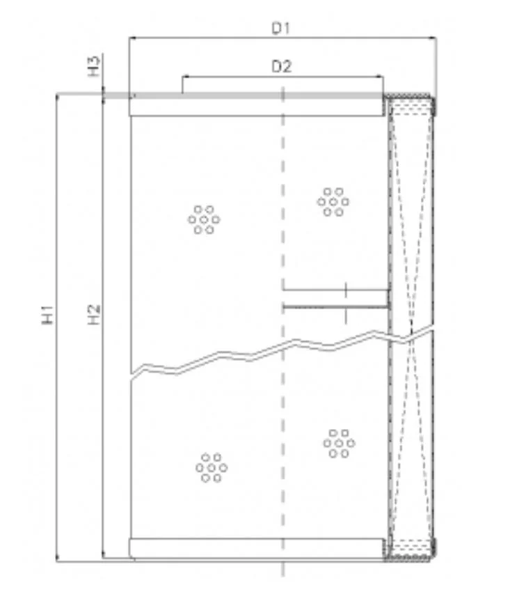 Filtrec - WP742 - Hydraulikfilterelement